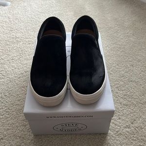 GILLE BLACK SUED SIZE 8